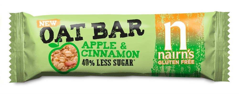 Nairn's Gluten Free Apple & Cinnamon Oat Bars - Pack of 20