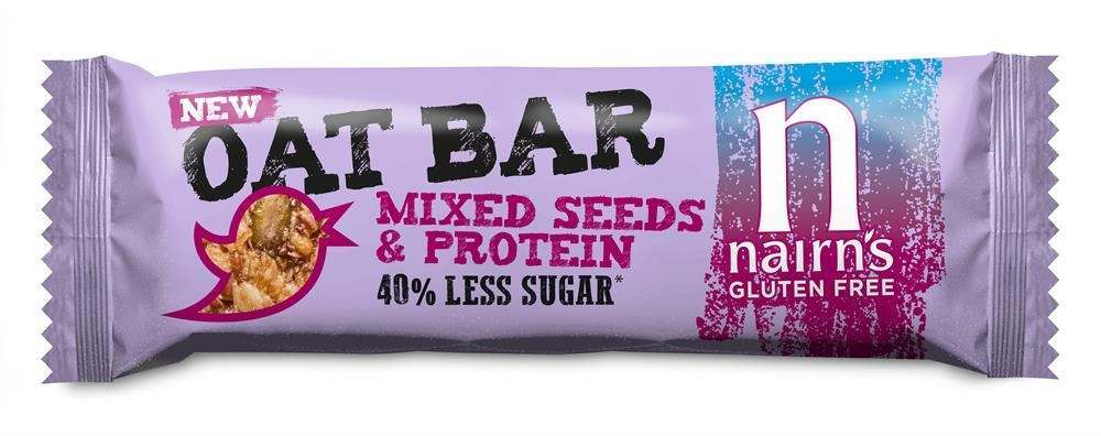 Nairn's Gluten Free Mixed Seeds & Protein Oat Bars - Pack of 20