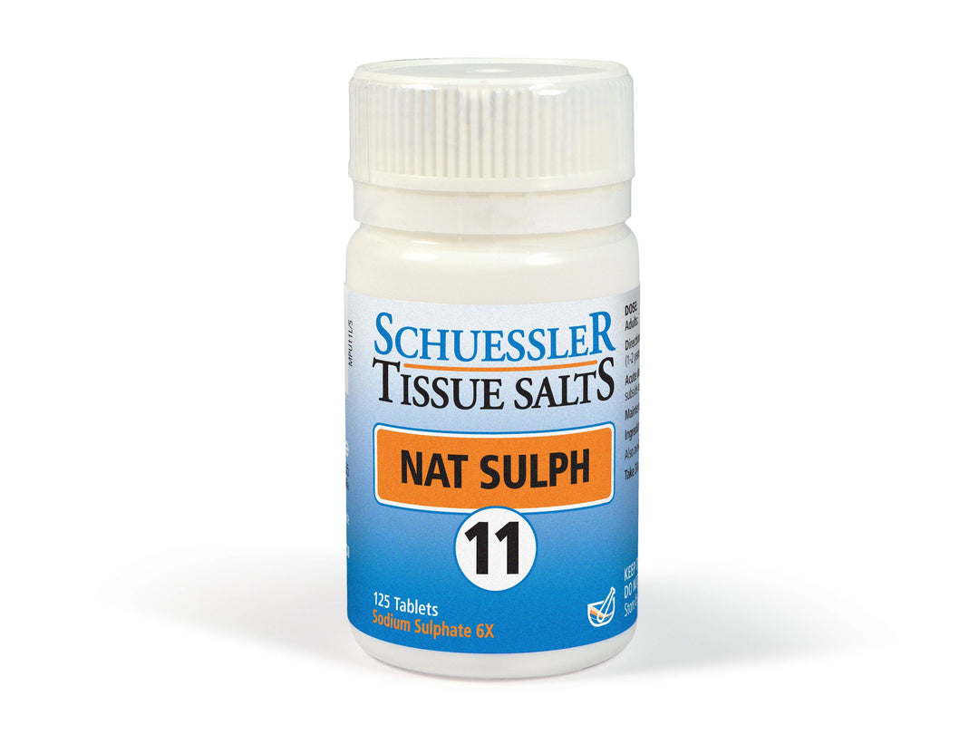 Schuessler Nat Sulph No.11 Tissue Salts 125 Tablets