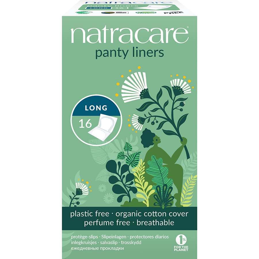 Natracare Long Panty Liners - Pack of 16
