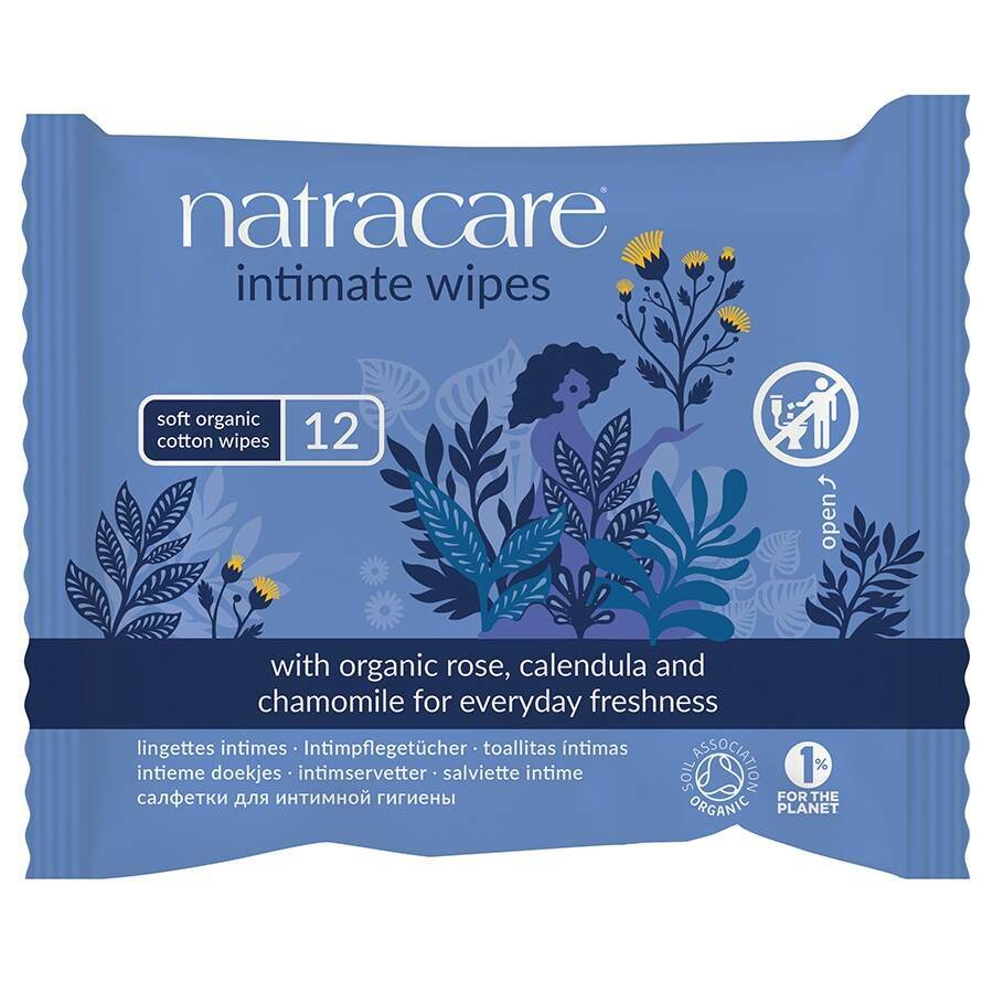 Natracare Organic Cotton Intimate Wipes