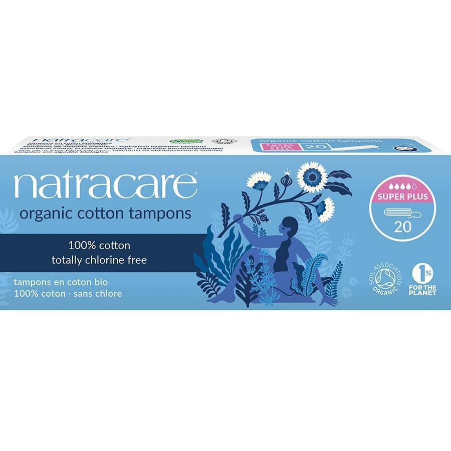 Natracare Super Plus Non-Applicator Tampons - Pack of 20