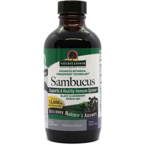 Natures Answer Sambucus Black Elderberry 120ml