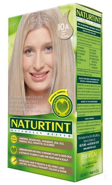 Naturtint Permanent Hair Colour 10A Light Ash Blonde 165ml
