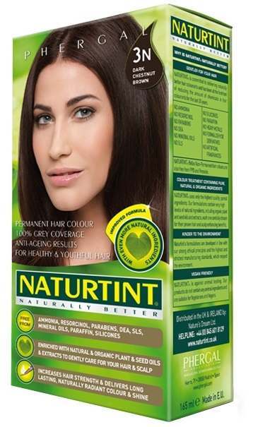 Naturtint Permanent Natural Hair Colour 3N Dark Chestnut Brown 165ml