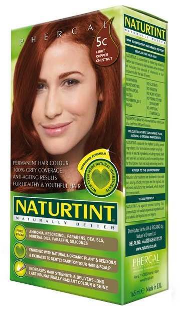 Naturtint Permanent Natural Hair Colour 5C Light Copper Chestnut 165ml