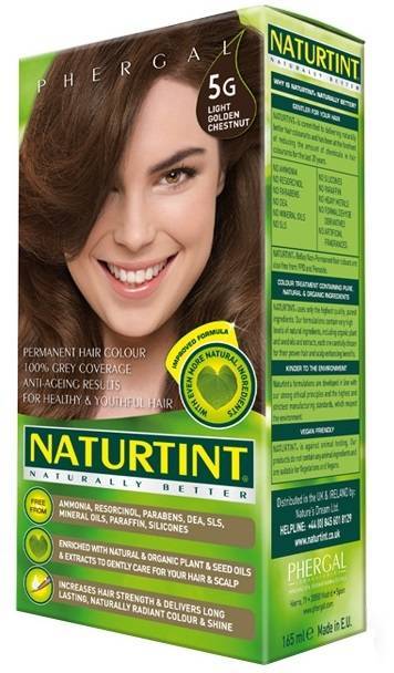 Naturtint Permanent Natural Hair Colour 5G Light Golden Chestnut 165ml