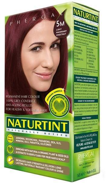 Naturtint Permanent Natural Hair Colour 5M Light Mahogany Chestnut 165ml