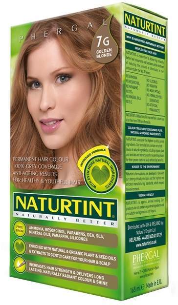 Naturtint Permanent Natural Hair Colour 7G Golden Blonde 165ml