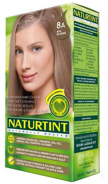 Naturtint Permanent Natural Hair Colour 8A Ash Blonde 165ml