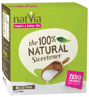 Natvia Sweetener 40 Stick Box