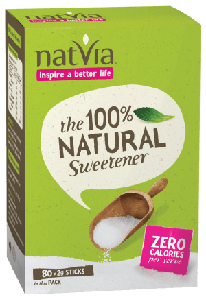 Natvia Sweetener 80 Stick Box