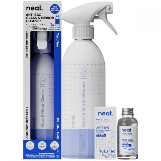 Neat Antibac Glass Cleaner Starter Pack - Yuzu Tea - 500ml