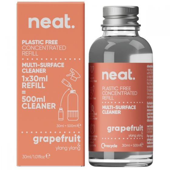 Neat Multi Surface Cleaner Concentrated Refill - Grapefruit - 30ml