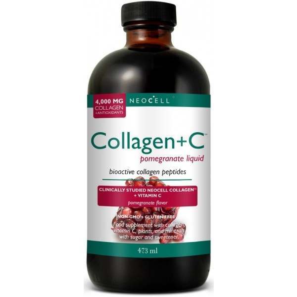 Neocell Bovine Collagen + C Pomegranate Liquid 4,000mg 480ml