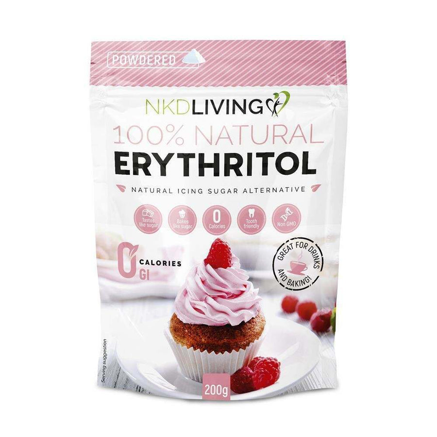 NKD Living Powdered Erythritol - Zero Calorie Icing Sugar 200g