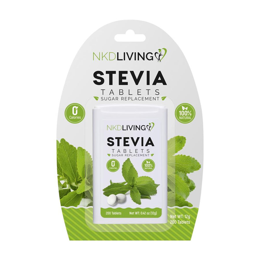 NKD Living Pure Stevia Sweetener 200 Tablets