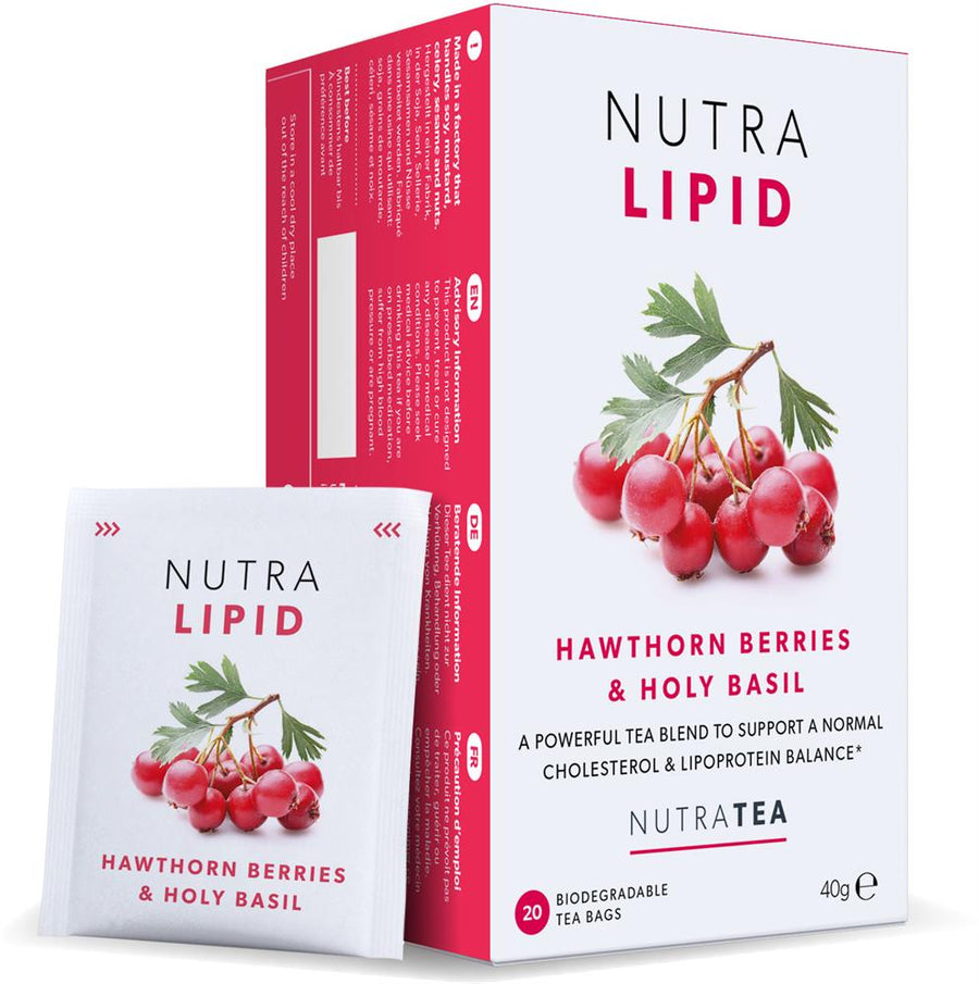 NutraTea Nutra Lipid - 20 Enveloped Tea Bags - Pack of 2