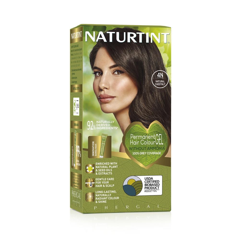 Naturtint Permanent Natural Hair Colour 4N Natural Chestnut 165ml