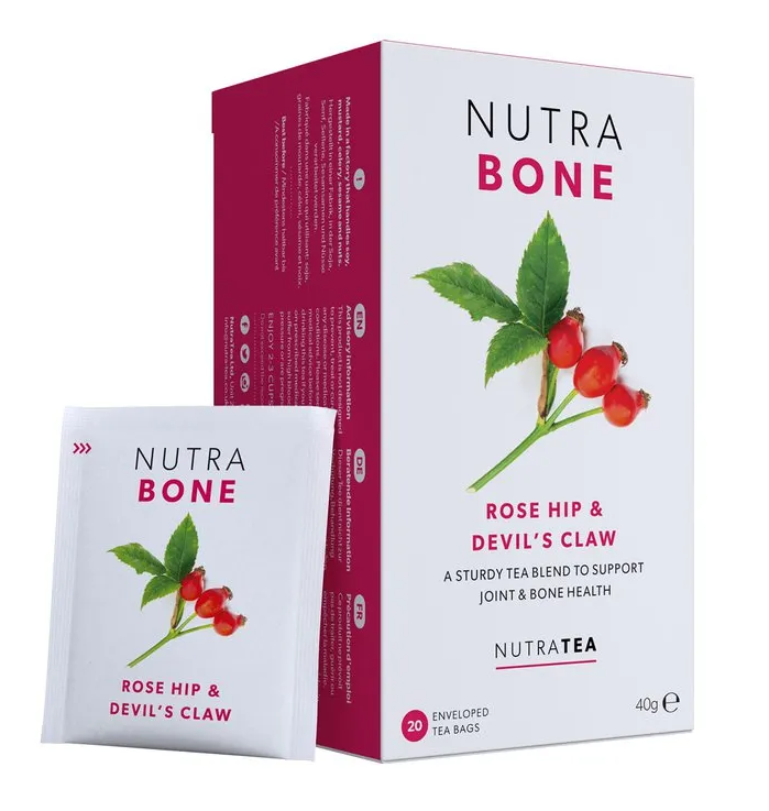 NutraTea Nutra Bone - 20 Enveloped Tea Bags - Pack of 2