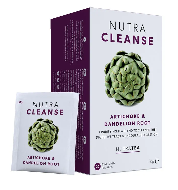 NutraTea Nutra Cleanse - 20 Enveloped Tea Bags - Pack of 2