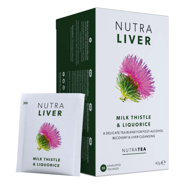 NutraTea Nutra Liver - 20 Enveloped Tea Bags - Pack of 2