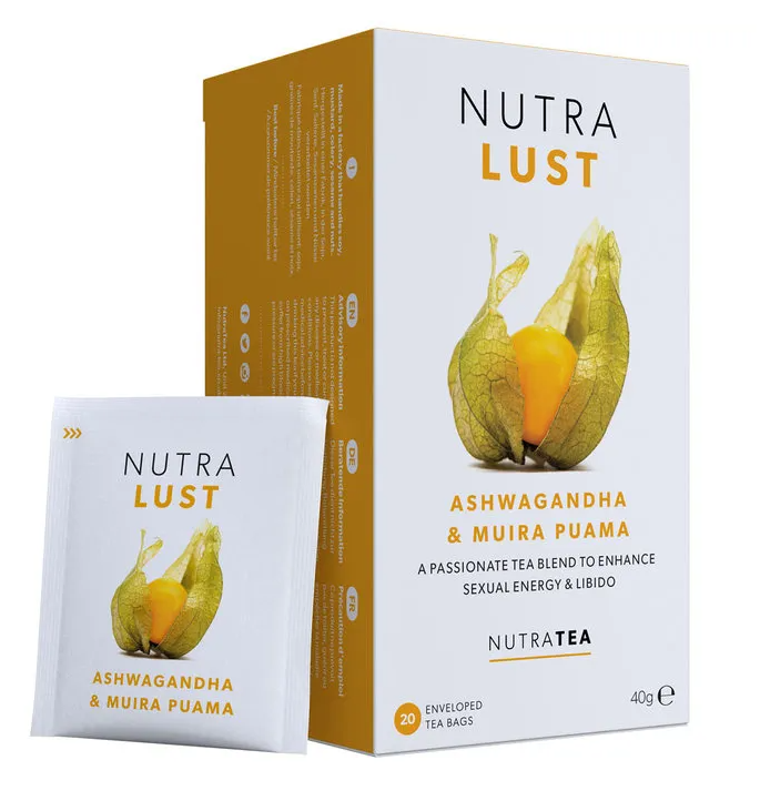 NutraTea Nutra Lust - 20 Enveloped Tea Bags - Pack of 2