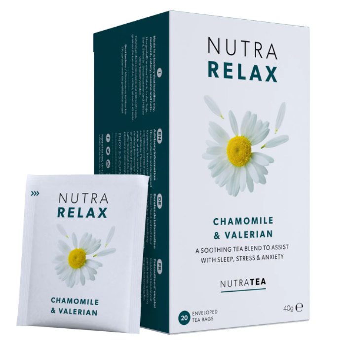 NutraTea Nutra Relax - 20 Enveloped Tea Bags - Pack of 2