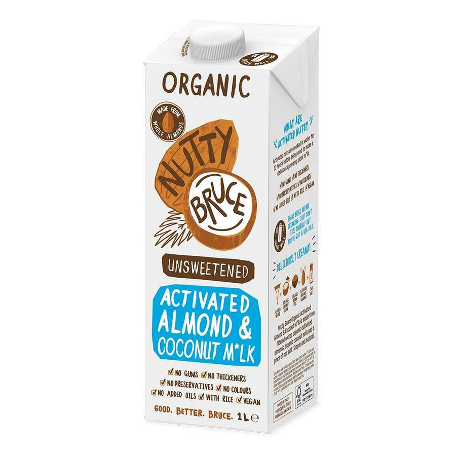 Nutty Bruce Activated Almond & Coconut Milk - 1 Litre