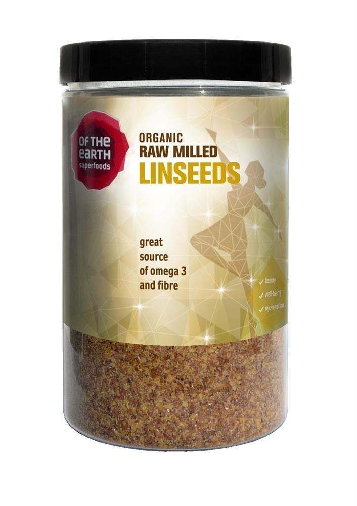 Of The Earth Superfoods Organic Raw Milled Linseeds 180g