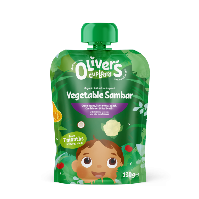 Olivers Cupboard Vegetable Sambar 130g - Case of 6