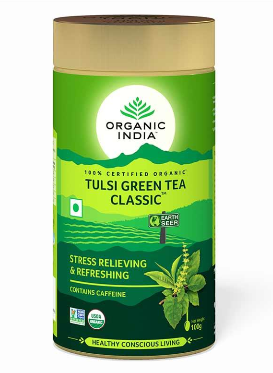 Organic India Tulsi Green Tea 100g