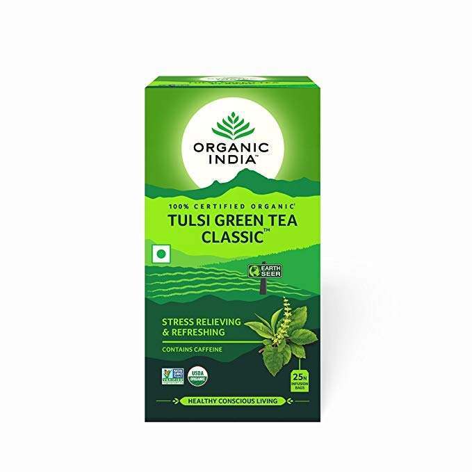 Organic India Tulsi Green Tea 25 Bags