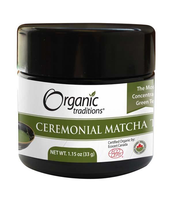 Organic Traditions Gluten Free Ceremonial Matcha Tea 33g