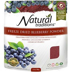Organic Traditions Gluten Free Freeze Dried Blueberry Powder 100g