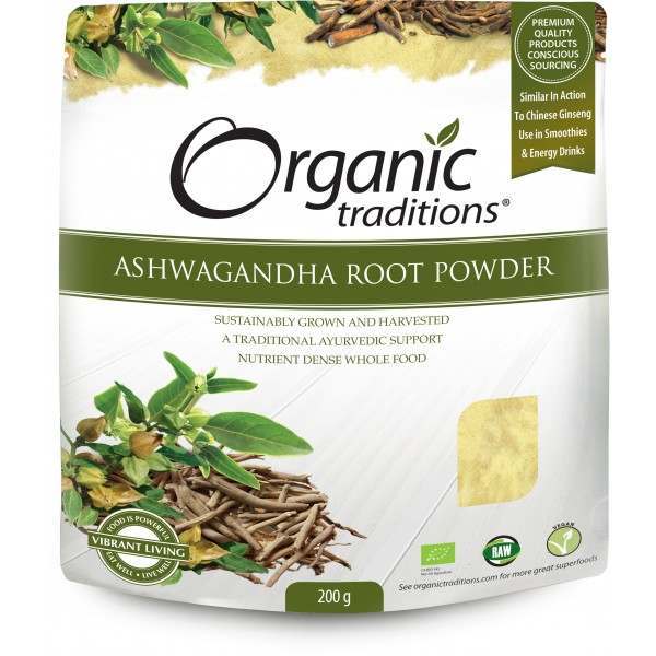 Organic Traditions Organic Ashwagandha Powder 200g