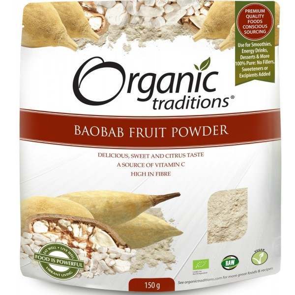 Organic Traditions Organic Baobab 150g