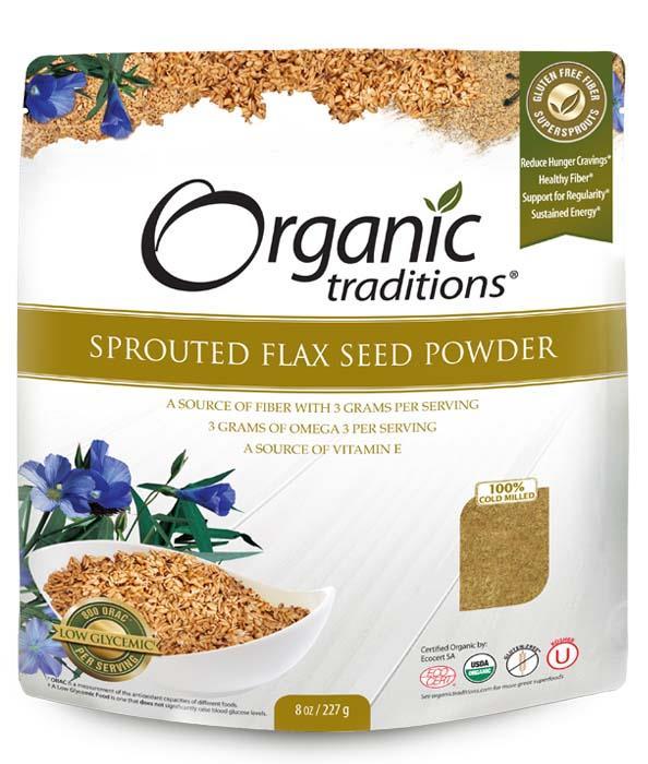 Organic Traditions Sprouted Flax Powder 200g