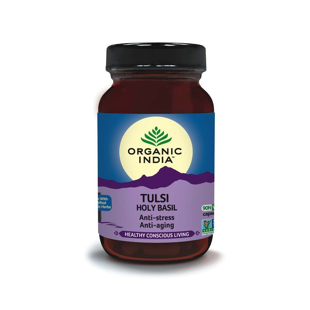 Organic India Tulsi Holy Basil 90 Vegetarian Capsules