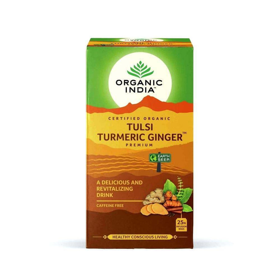 Organic India Organic Tusli Turmeric Ginger 25 Bags