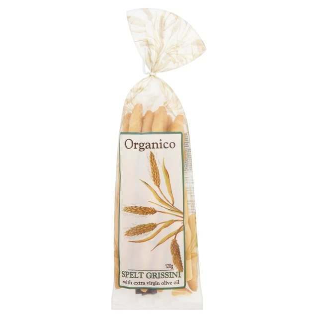 Organico Spelt Grissini Breadsticks 120g - Pack of 2