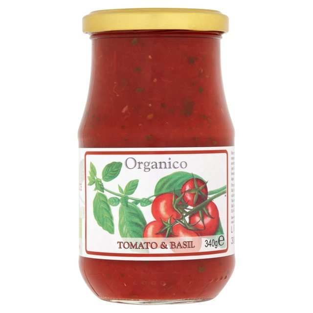 Organico Tomato & Basil Pasta Sauce 340g