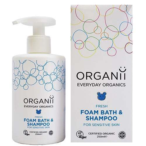 Organii Fresh Foam Bath & Shampoo 250ml