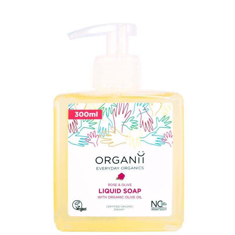 Organii Rose & Olive Liquid Soap 300ml