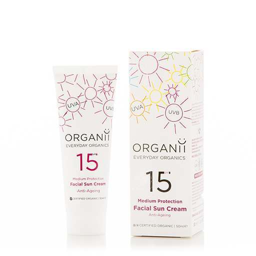 Organii SPF15 Anti Ageing Facial Sun Cream 50ml