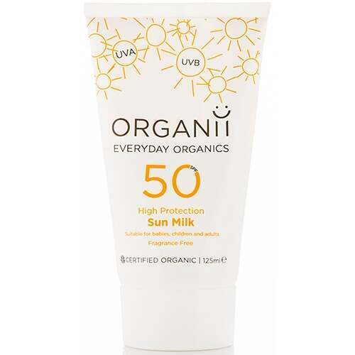 Organii SPF50 Sun Milk 125ml