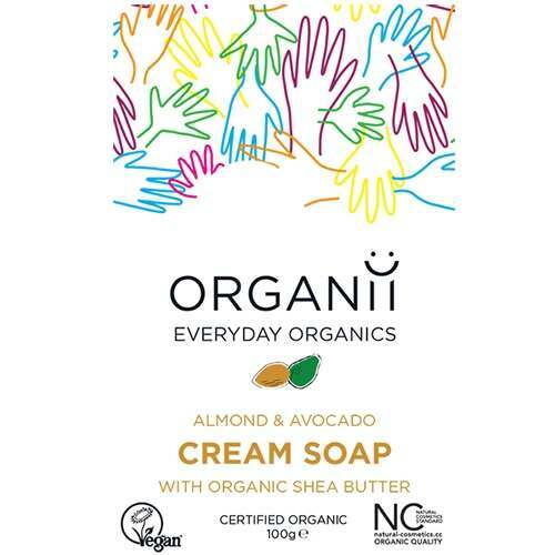 Organii Almond & Avocado Soap Bar 100g