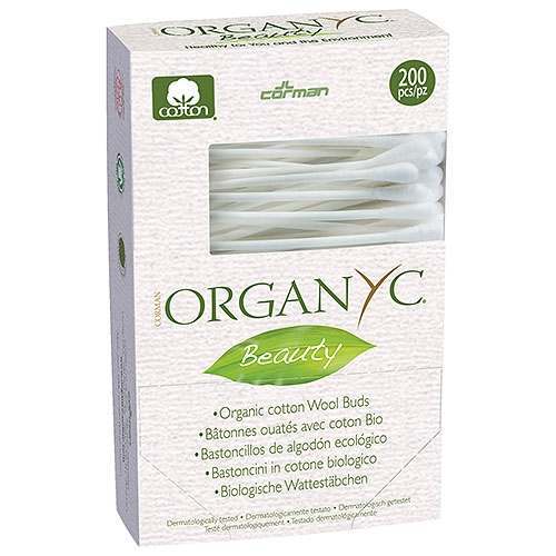 Organyc Beauty Cotton Buds - 200 Pieces