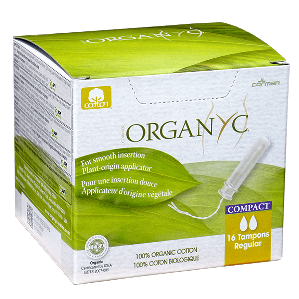 Organyc - Compact Regular Applicator Tampons - 16 Pieces