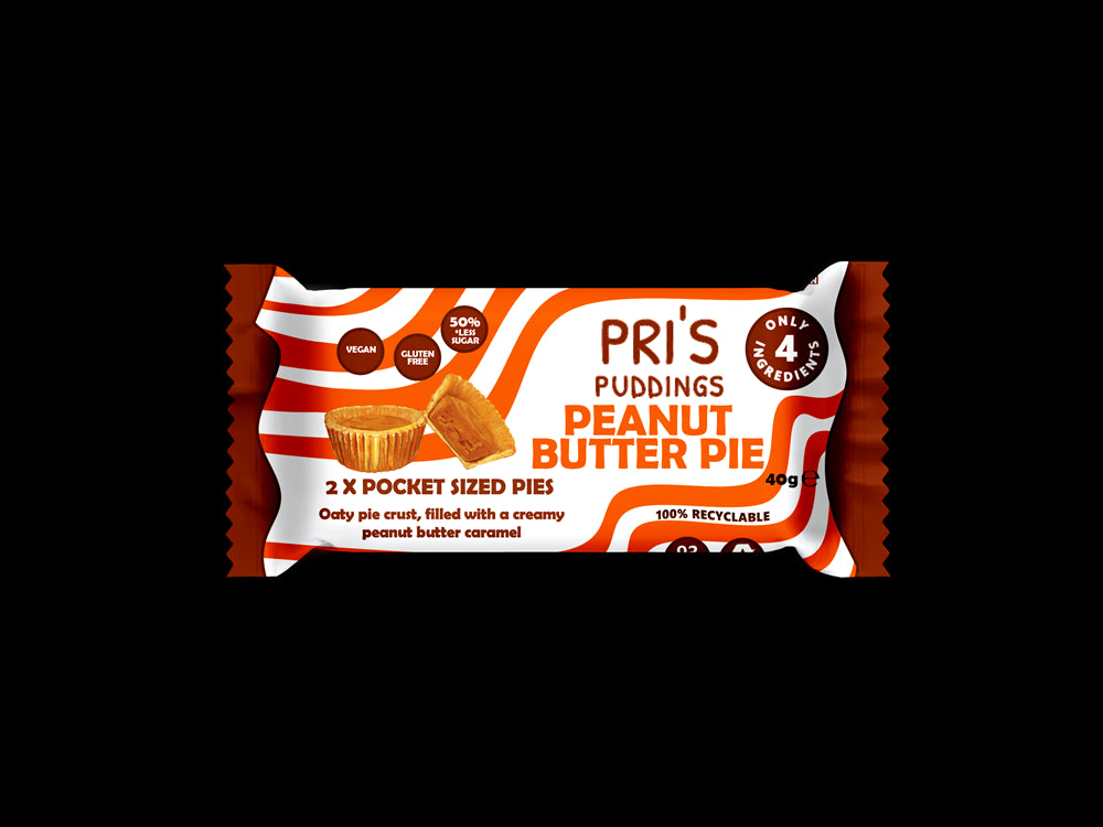 Pri's Puddings Peanut Butter Pie 48g - Pack of 3